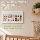 Baby s First Year Collage Picture Frame  White
