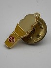 Vintage Dairy Queen Ice Cream Cone Lapel Hat Pin Dq Logo Enamel Employee Promo
