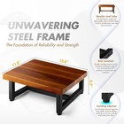 6 3  Wooden Step Stool  One Step Stool For Adults With Metal Legs