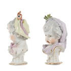 Pair Of Antique Edm   Samson Et Cie Four Seasons Series Allegory Busts