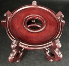 Rosewood Large 5 Legged Display Stand Pedestal Vase Plant Stand 7   