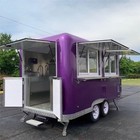 Fully Equipped Mobile Food Trailer For Sale With Hot Dog Cart  Refrigeration  Fu
