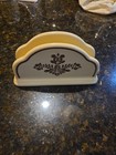 Vintage Napkin Holder Village By Pfaltzgraff  Made In Usa