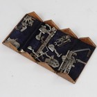 Antique Oak Puzzle Box With Parts For 1899 Singer 27 Sewing Machine