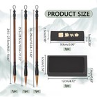 Calligraphy Ink Stone Chinese Traditional Inkstone Brush Set Calligraphy Ink
