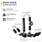Kayak Roof Rack  Aluminum Kayak Carrier Folding J-style Universal 4-in-1 Mult   
