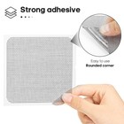 Secopad 14 Sheets Window Screen Patches Repair 4 Inches X 4 Inches  Black