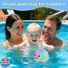 Anggiko Baby Bath Toys  Toddler Bath Toys For Kids Ages 1-3  Light Up Whale B