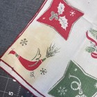 Pair Of Vintage Mid-century Christmas Table Runners 18x28