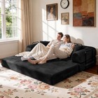 79  Memory Foam Sofa Bed  Convertible Futon Boneless Couch For Living Room