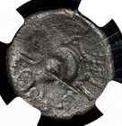 Celtic  Gaul  Coriosolites  100-50 B c  Billon Stater  Ngc Vf