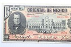 Banco Oriental De Mexico 1914 100 Pesos  P S385c  0432