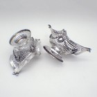 Sweet Meat Baskets Pair English Sterling Silver Charles Stuart Harris London