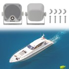 Herdio 4  Heavy Duty Waterproof Marine Box Speakers Surface Mounted For Boat car
