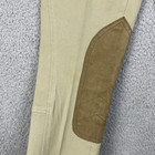 Rj Classics Breeches Girls 16r Beige Riding Pants Knee Patch Tan Avery 28x25