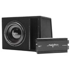 Skar Audio Single 12  2500 Watt Complete Evl Series Loaded Sub Box And Amplifier