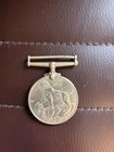 Wwii War Medallion 1939-1945 - King Georg Vi - Lion Standing On 2-headed Dragon