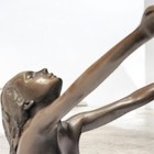 Bronze Sculpture Statue Woman Marble Deco J patoue Rare Decor Art Lady Female