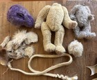 Vtg Lot Teddy Bear Artist Maker Supply Lot Intercal Joints Glass Eyes Wip Parts