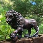 Bronze Replica Of The Medici Lion Statue Figurine - Original In Florence  Italy