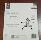 9 Zebra F301 F-301 Ball Point Pen Black Ink Fine 0 7mm Stainless Steel   Refills