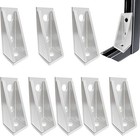 90   Gusseted Fitting For 1-5 8  Unistrut Strut Channel  8 Pack   5 7mm Thick    