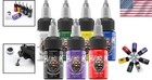 15ml Tattoo Ink Supply Set - 7 Dynamic Colors Ideal For Professional Artists
