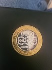 2000 Gold Coast Limited Edition 10 Dollar Gaming Token  999 Fine Silver Toned