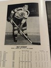 1950 51 Boston Bruins New York Rangers Program Jack Gelineau Milt Schmidt Abel