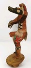 Antique Hopi Kachina Doll 15  Signed-wolf Oy Made By Hopi Tribe