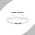 God Is First Silicone Bracelets - Inspirational Christian Wristbands For All