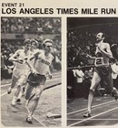 1973 Los Angeles Time Indoor Games Program             steve Prefontaine Mile  