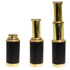 Handheld Brass Antique Telescope Spyglass With Wooden Box - Pirate Navigation   