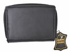 Genuine Leather Credit Card Case Holder Travel Accordion Wallet With Id Window