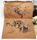 2 Vtg Tri-chem Liquid Embroidery-velvet Horse 7256   Cork leather  Raccoons 2388