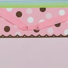 Gartner Studios Baby Girl Announcement Kit 50 Count Pink Dots 5 5 x8 5  New