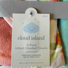 3 Set Target Cloud Island Infant Baby Hooded Bath Towel Floral  Nature New