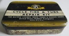 Antique Vintage United States Rubber Co Bicycle Tire   Tube Repair Kit Tin