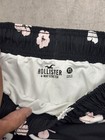 Hollister Men s Xs Black pink white Floral Swim Trunks Drawstring Pockets