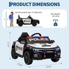 Kids Ride On Police Car 12v Battery Powered  Ride On Toy With Remote Control