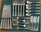 English King By Tiffany   Co Sterling Silver Flatware Set Service 25 Pcs Dinner