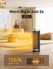 Space Heater  1500w Electric Heaters For Indoor Use With Thermostat  70   Oscilla