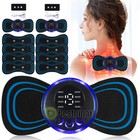 Pulse Tens Unit Ems Massager Back Full Body Muscle Stimulator Pain Relief Device
