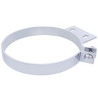 Chrome Plated Steel 7 Inch Cab Exhaust Clamp W  2 Holes For Peterbilt
