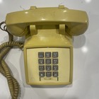 Western Electric Yellow 2500 Touch Tone Desk Telephone