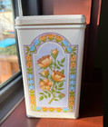 Vintage Floral Decorative Metal Tin Roses Multicolor Flowers