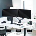 Vivo Dual Ultrawide 40    Monitor Desk Mount With Pneumatic Spring Arms