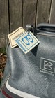 Vintage Brunswick Bowling Bag Blue Single Ball Rack   Shoe Storage With Tags