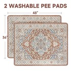 Washable Pee Pads For Dogs 2 Pack Reusable Puppy Pads 36 x48  Super Absorbent   