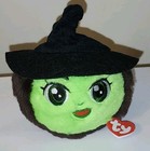 Ty Beanie Bouncers        Elphaba  3 Inch - Wicked  New Plush Bouncy Ball